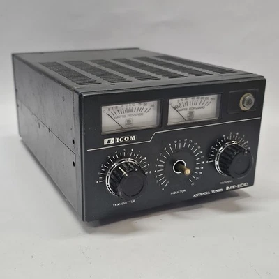 iCOM MT-100 MT100 160-10 Meter Antenna Tuner UNTESTED AS IS FOR PARTS READ BELOW - Image 1 of 4