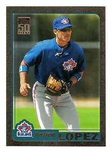 2001 Topps Traded Gold #182 Felipe Lopez Blue Jays BV$5 ####/2001 - Picture 1 of 1