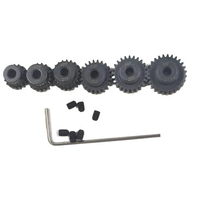 RC 48P Pinion Gear Set 17T 19T 21T 23T 25T 27 For Traxxas 1:10 Slash Rustler 2rW - Image 1 of 4