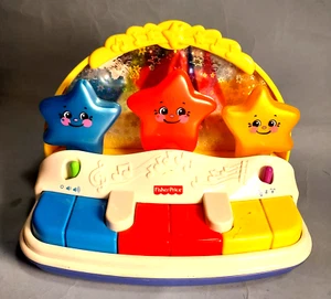 Fisher Price Sparkling Symphony Chorus Piano Light Up Stars Music 3 Modes 2002 - Picture 1 of 6