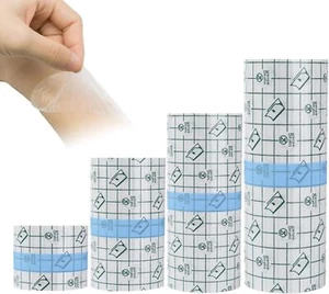 20 Meters Wasserdicht Transparent Bandage 4 Rolls5101520cm Duschpflaster Wass... - Bild 1 von 9