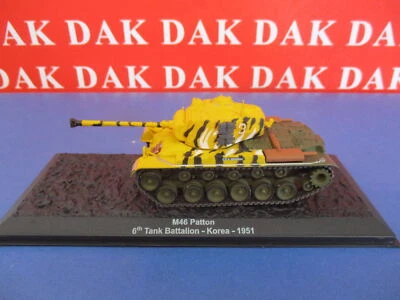 Die cast 1/72 Modellino Carro Armato M46 Patton 6th Tank Battalion Korea 1951 - Immagine 1 di 4
