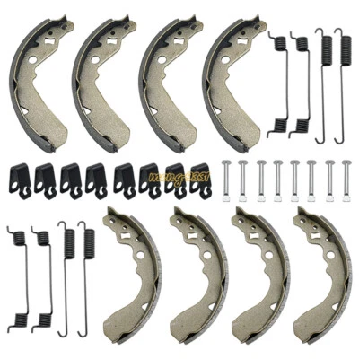 Kits de zapatas de freno delanteras traseras izquierda y derecha para Kawasaki Mule 500 520 550 KAF300 Foto 1 de 4