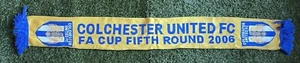Sciarpa COLCHESTER UNITED calcio football Schal Scarf - Imagen 1 de 2
