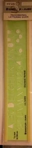 Staedtler Mars #978 548 V Vertical 1/2"Upper Case Alphabet Lettering Guide  - Picture 1 of 2