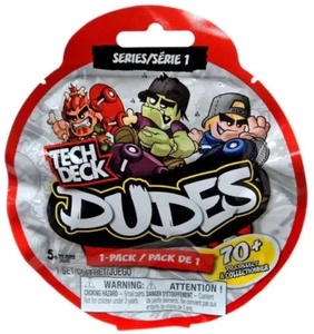 TECH DECK DUDES 1er-Pack Neu Versiegelt Ungeöffnet Serie 1 Skater Actionfigur Single - Bild 1 von 1