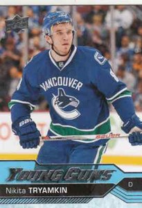 2016-17 Nikita Tryamkin Young Guns #221 Series 1 Vancouver Canucks Rookie 