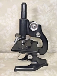 Vintage Spencer Monocular Microscope w/ Wood Case - Picture 1 of 12