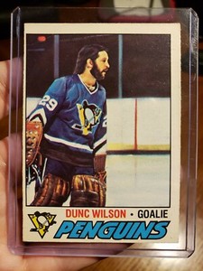 Dunc Wilson 1977-78 O-PEE-CHEE Hockey #224 Pittsburgh Penguins