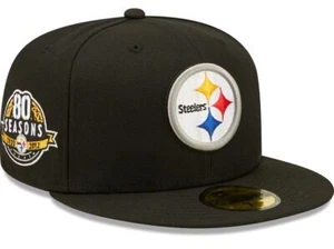 New Era Pittsburgh Steelers 80 Seasons 59Fifty Fitted Hat Cap - Picture 1 of 4