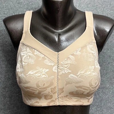 Sujetador inalámbrico Wacoal 34DDD Awareness cobertura completa sin cables 85276 beige Foto 1 de 4