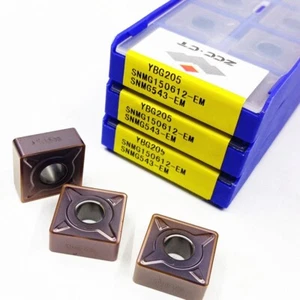 10pcs SNMG150612-EM YBG205 SNMG543-EM ZCC.CT CNC blade Carbide Inserts Original - Picture 1 of 3