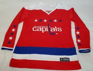 Camiseta deportiva para mujer de los Washington Capitals Fanatics roja grande - Imagen 1 de 9