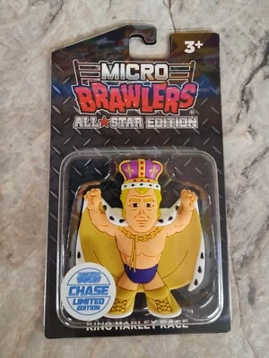 Figura Micro Brawler King Harley Race Chase exclusiva de caja de lucha libre profesional - 250 Foto 1 de 4