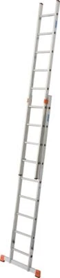 MONTO Sprossen-Schiebeleiter Fabilo, zweiteilig Anzahl Sprossen: 2x9 - Bild 1 von 3