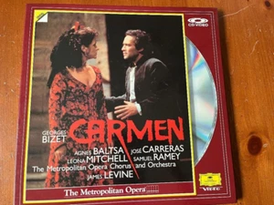 CD / VIDEO LASERDISC BOX SET: Carmen: The Metropolitan Opera: Georges Bizet - Picture 1 of 2