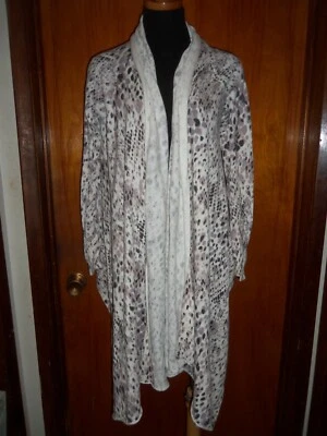 Victoria's Secret Moda International Cashmere Cttn Asymmetric Cardigan Sweater S - Image 1 of 4