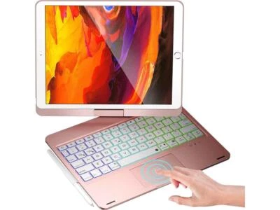 Keyboard Case for iPad 10.2 inch 9th 8th 7th iPad Air 3 iPad Pro 10.5 + Trackpad - Image 1 of 4