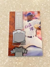 2013 Topps Chasing History DWIGHT GOODEN Relic Gray Jersey #CHR-DG New York Mets