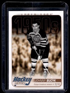 2011-12 Upper Deck Hockey Heroes 1950s / 1960s Johnny Bucyk Boston Bruins #HH5