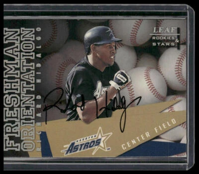 1998 Leaf Rookies & Stars #9 - Richard Hidalgo SN #/5000 AUTO - Image 1 of 2