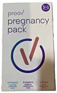 Proov Pregnancy + Ovulation 3-in-1 Test Kit 15 Predict/5 Confirm/5 Check Early - Picture 1 of 4