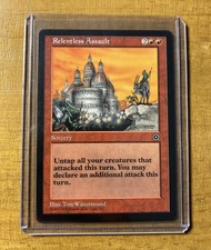 Magic The Gathering ✨RELENTLESS ASSAULT ✨Portal Second Age NM/MINT RARE 1995 NP