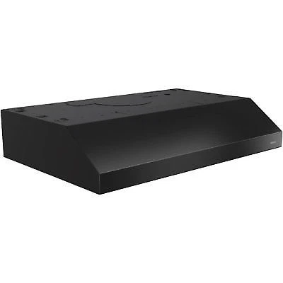 Broan Glacier 30-Inch Convertible Black Range Hood