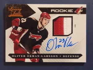 2010-11 Luxury Suite - Rookies Auto Prime Jersey #144 Oliver Ekman-Larsson /299