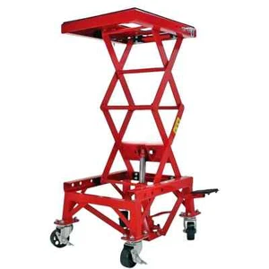 Motorcycle Hydraulic Scissor Lift Stand Motocross Workshop Garage Motorbike - Picture 1 of 11