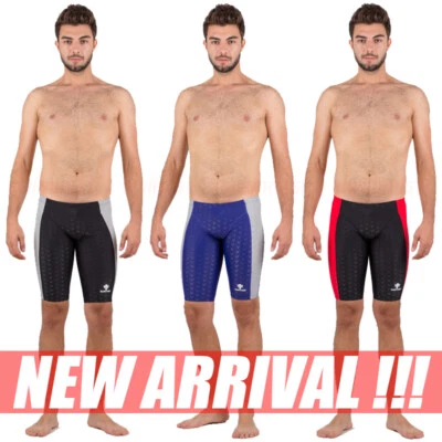 NWT HXBY 1304 MEN'S COMPETITION TRAINING RACING SWIMMING TRUNKS JAMMER ALL SIZE! - Image 1 of 2