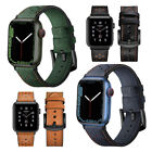 Uhrenband für Apple Watch Premium Lederarmband Serie 9/8/7/6/5/4 Ultra 2 49mm