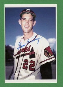 Gene Conley DEC. MLB pitcher, NBA Celtic 3X Champions Signed 4x6 Photo 24070 - Picture 1 of 1