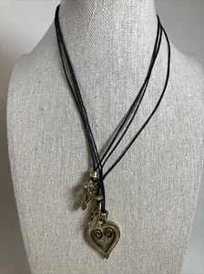 New Great Northwest Clothing Company Heart Necklace Earrings Set Multi strand - Picture 1 of 8