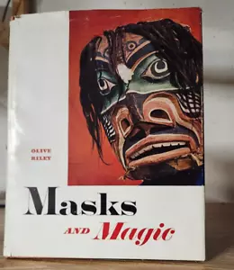 Olive L. Riley MASKS AND MAGIC 1955 HC/dj 1stEd Studio Publications/Crowell - Bild 1 von 2