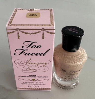 Too Faced Amazing Face Oil-Free Close-Up Coverage Foundation WARM VANILLA - Image 1 of 2