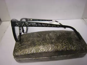 Marcos de gafas Flower Beverly con pedrería negra para mujer 6030 001 53-17-135-41V - Imagen 1 de 6