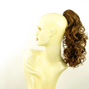 Hairpiece ponytail curly 15.75 golden brown wick 3/6bt27b peruk - Picture 1 of 7