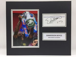 RARE Emmerson Boyce Wigan 2013 FA Cup Final Signed Photo Display + COA AUTOGRAPH - Picture 1 of 3