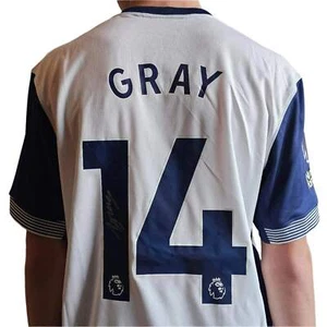 Archie Gray 14 Tottenham 2024-2025 Signed Football Shirt | Spurs' Rising Star - Picture 1 of 4