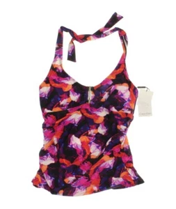 Calvin Klein Damen Hardware Neckholder Tankini Oberteil - Mehrfarbig - Größe XS - Bild 1 von 2