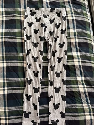 H&M Mickey Mouse Grey Leggings Size S (uk 8-10) Disney Women’s - Image 1 of 4
