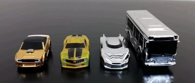 MICRO MACHINES CHROME, GOLD RARE CHASE LOT OF 4 - Image 1 of 4