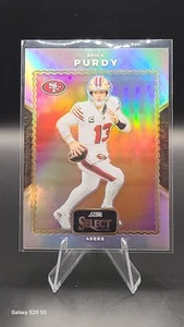 2024 Panini Select #13 Brock Purdy Throwback Silver Prizm Pretty Card - Bild 1 von 2