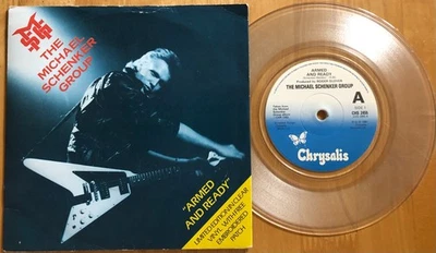 Michael Schenker Armed And Ready 1980 Uk Chrysalis Vinyl 7" 45 Chs 2455 Ex - Image 1 of 2