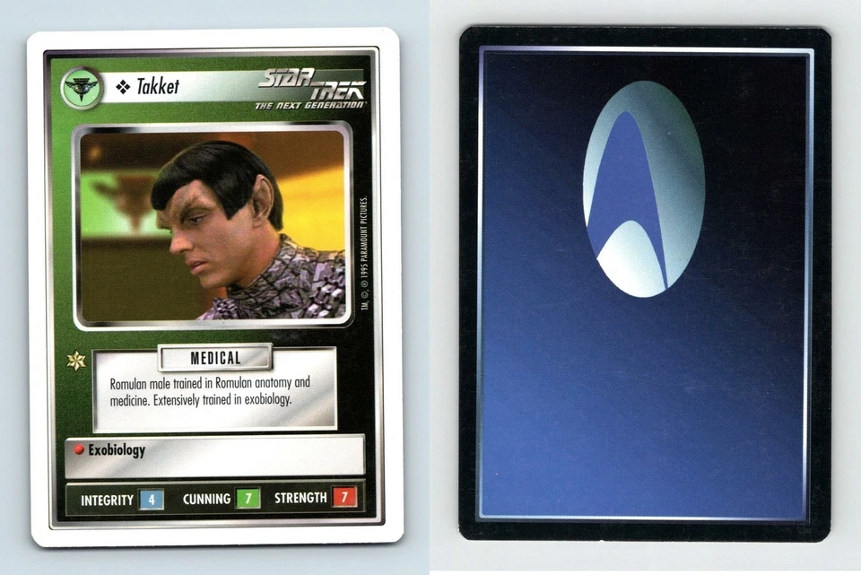 Takket - Star Trek Premiere Unlimited 1995 Common CCG Card - Image 1 of 1