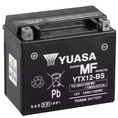 BATTERIA ORIGINALE YUASA YTX12-BS PIAGGIO VESPA GTS SUPER (M45200) 300 2008-2016 - Immagine 1 di 3