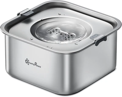 Ciotola Acqua Cane Antigoccia per Piccoli E Medi, 3L Ciotola Antigoccia Cane in  - Immagine 1 di 4