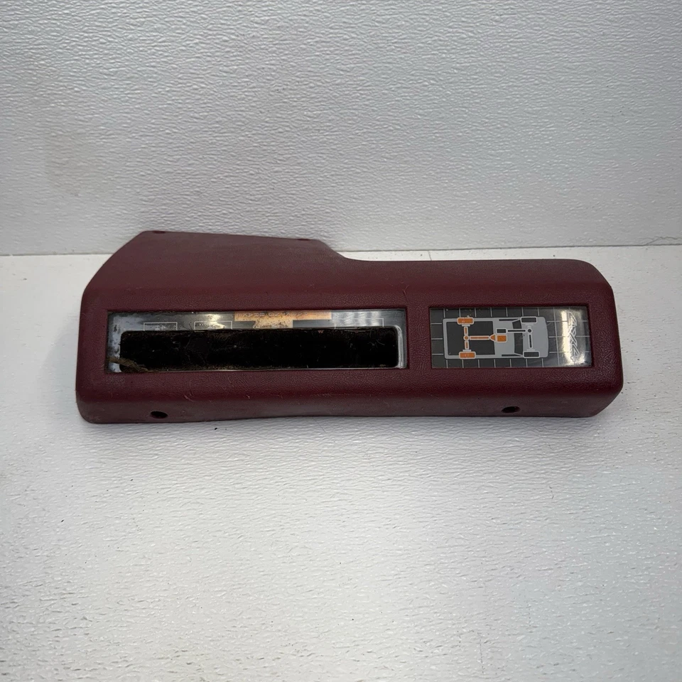 1988-1994 Chevrolet Silverado 4x4 caixa de transferência câmbio moldura tampa acabamento OEM vermelho - Imagem 1 de 4