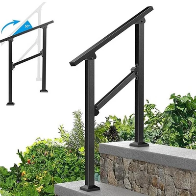 Geländer Treppengeländer Handlauf Treppe Brüstung mit Querstab Bausatz - Bild 1 von 4